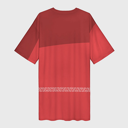 Женская длинная футболка День России / 3D-принт – фото 2