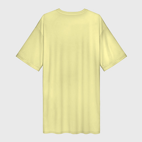 Женская длинная футболка Светлая луна / 3D-принт – фото 2