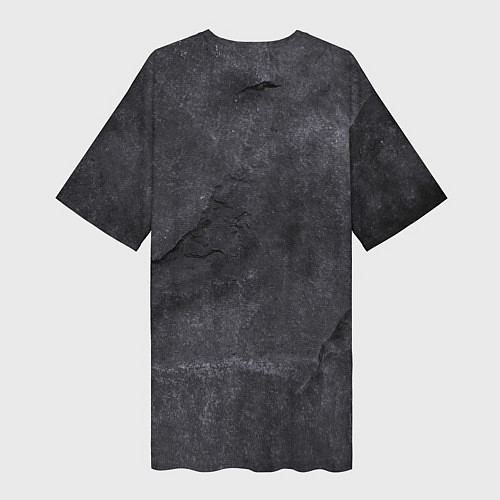 Женская длинная футболка Печать Велеса / 3D-принт – фото 2