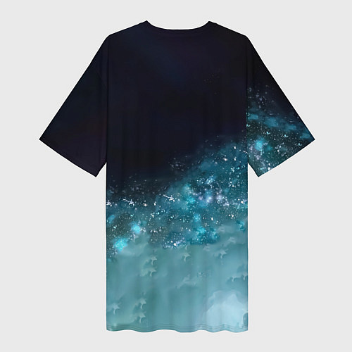 Женская длинная футболка Тоука Киришима Токийский гуль / 3D-принт – фото 2