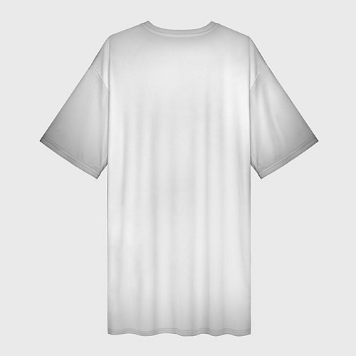 Женская длинная футболка Лиса / 3D-принт – фото 2