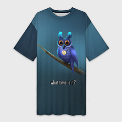 Женская длинная футболка Owl