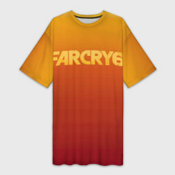Футболка женская длинная FarCry6, цвет: 3D-принт