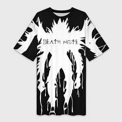 Женская длинная футболка DEATH NOTE ТЕТРАДЬ СМЕРТИ