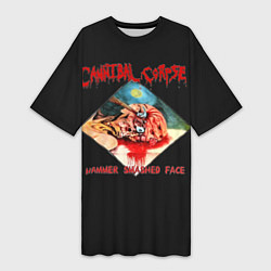 Женская длинная футболка Cannibal Corpse