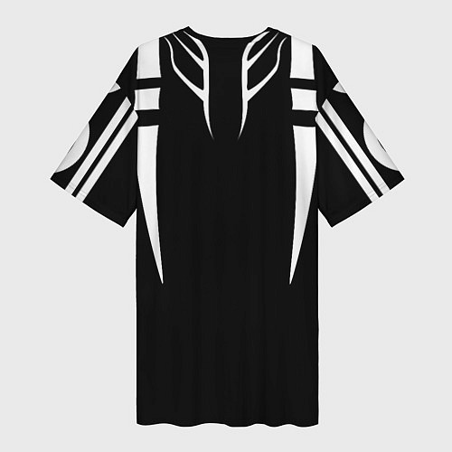 Женская длинная футболка ИТАДОРИ ТАТУ JUJUTSU KAISEN / 3D-принт – фото 2