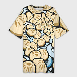 Женская длинная футболка Нежная бууза