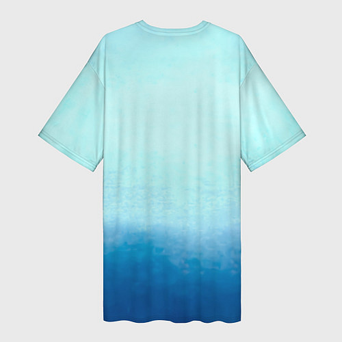 Женская длинная футболка Гию Томиока Kimetsu no Yaiba / 3D-принт – фото 2