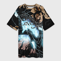 Женская длинная футболка Solo leveling