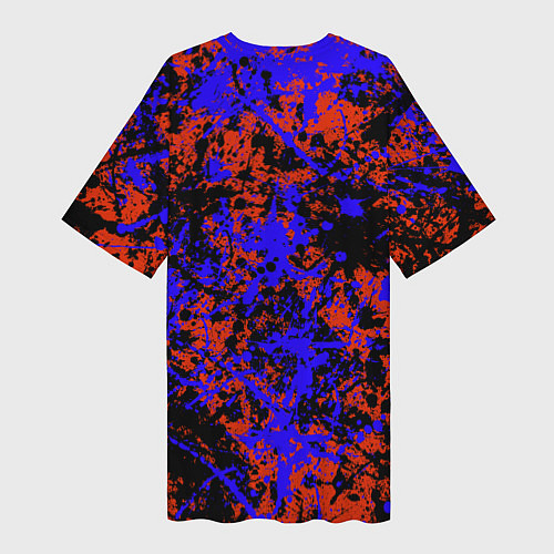 Женская длинная футболка Евангелион Evangelion / 3D-принт – фото 2