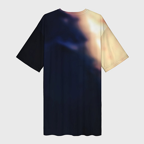 Женская длинная футболка Genshin Impact Lumine / 3D-принт – фото 2