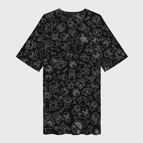 Женская длинная футболка The Binding of Isaac / 3D-принт – фото 2