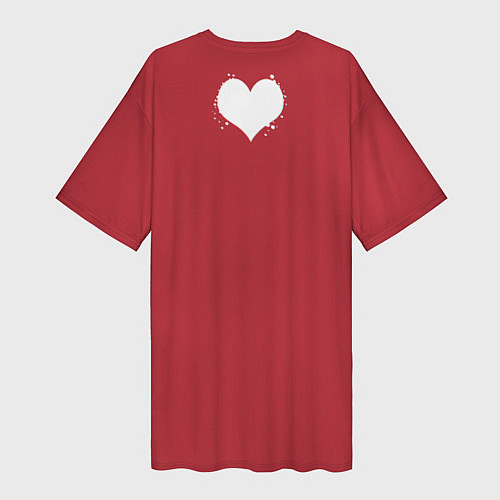 Женская длинная футболка Kaguya Love / 3D-принт – фото 2