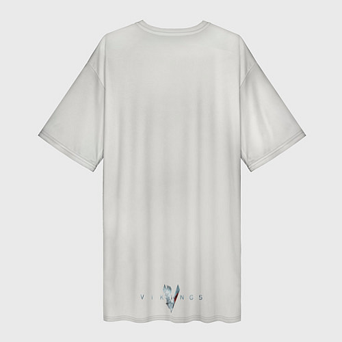 Женская длинная футболка Ragnarr Saint / 3D-принт – фото 2