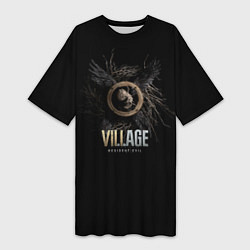 Женская длинная футболка Resident Evil Village