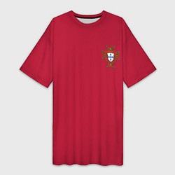 Женская длинная футболка Portugal home