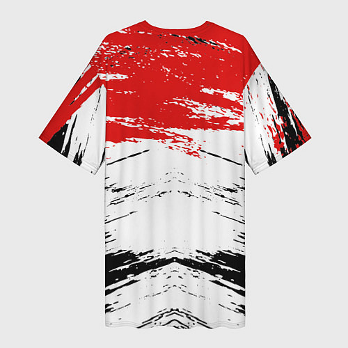 Женская длинная футболка Броня Берсерка / 3D-принт – фото 2