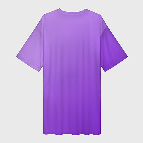 Женская длинная футболка 50 Shades Of Skaters violet / 3D-принт – фото 2
