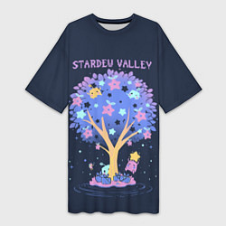 Женская длинная футболка Tree SV