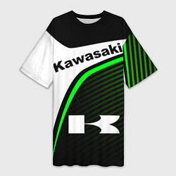 Женская длинная футболка KAWASAKI КАВАСАКИ SPORT