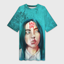 Женская длинная футболка BAD GUY BILLIE EILISH Z