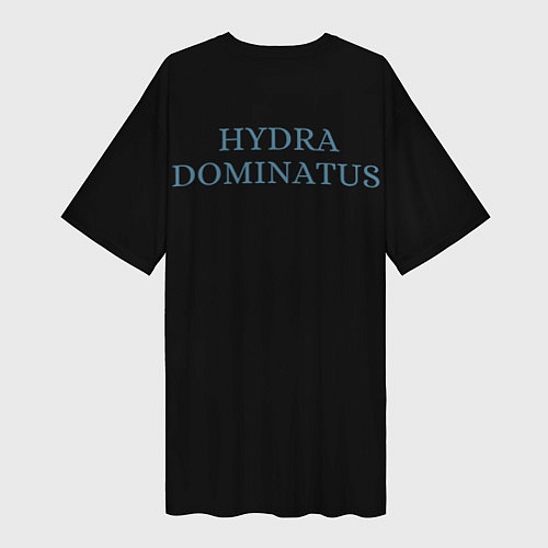 Женская длинная футболка Hydra dominatus / 3D-принт – фото 2