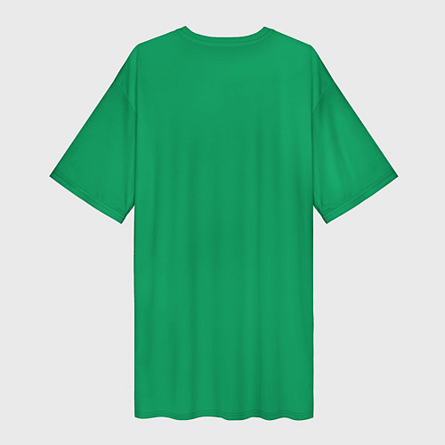 Женская длинная футболка Неугомонный Сквиртл / 3D-принт – фото 2