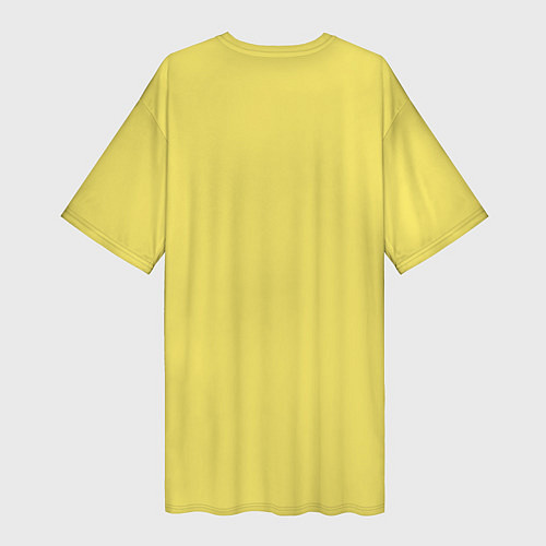 Женская длинная футболка Смешная смайл / 3D-принт – фото 2