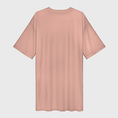 Женская длинная футболка Кот ниндзя / 3D-принт – фото 2