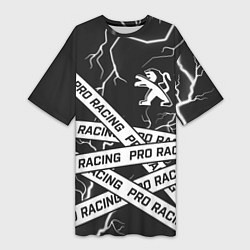 Женская длинная футболка Peugeot - Racing Tapes