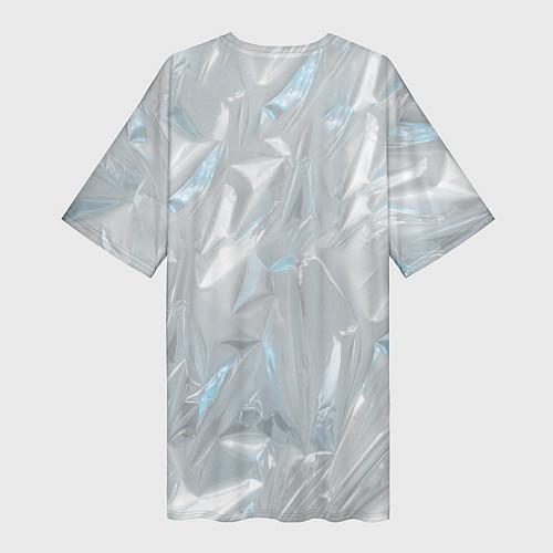 Женская длинная футболка Голографическая текстура / 3D-принт – фото 2
