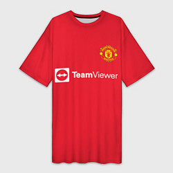 Женская длинная футболка Роналду Манчестер Юнайтед