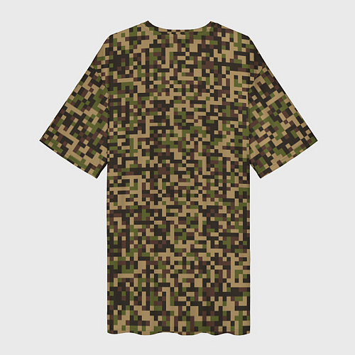 Женская длинная футболка Вооруженные силы Армении / 3D-принт – фото 2