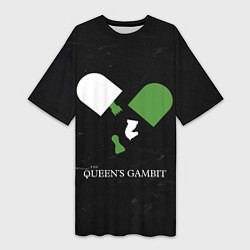 Женская длинная футболка Qweens gambit