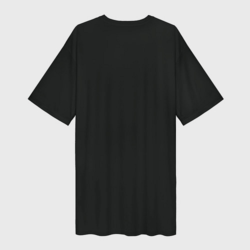 Женская длинная футболка Вокруг Атласа / 3D-принт – фото 2