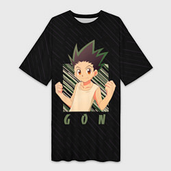 Женская длинная футболка Гон Фрикс Охотник x охотник