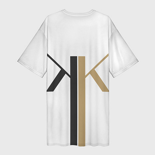 Женская длинная футболка Keeping up with Kardashians / 3D-принт – фото 2