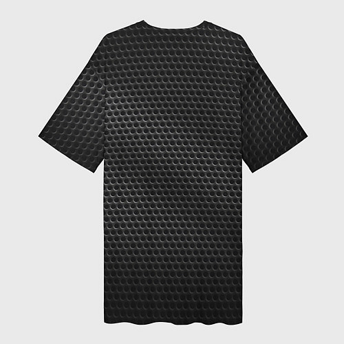 Женская длинная футболка TOYOTA STEEL HONEYCOMBS / 3D-принт – фото 2