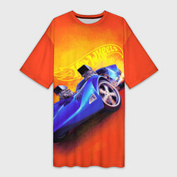 Женская длинная футболка Hot Wheels Хот Вилс