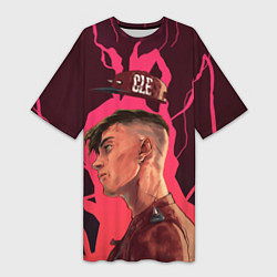 Женская длинная футболка Style MGK