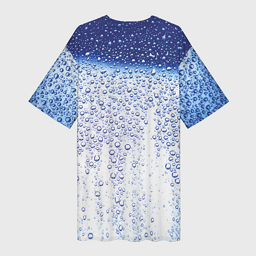 Женская длинная футболка После дождя / 3D-принт – фото 2