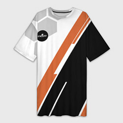 Женская длинная футболка CS:GO Asiimov Edition