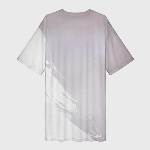 Женская длинная футболка Царь единорогов / 3D-принт – фото 2