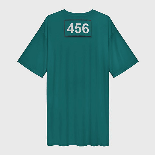 Женская длинная футболка Игрок 456 / 3D-принт – фото 2