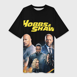 Женская длинная футболка Hobbs & Shaw