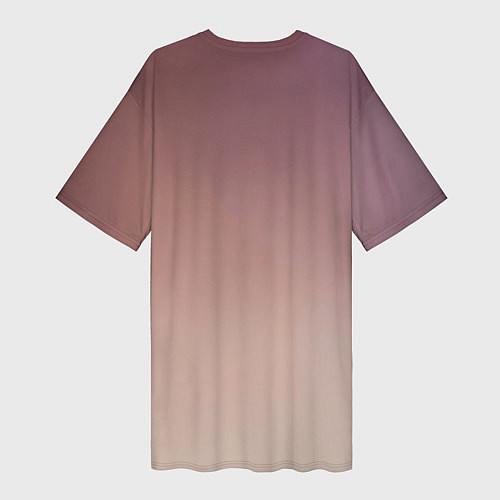 Женская длинная футболка Потёкший Тревис / 3D-принт – фото 2