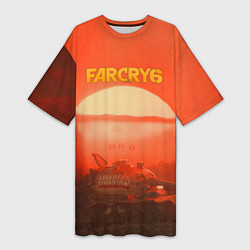 Женская длинная футболка Far Cry 6 - Libertad