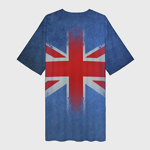 Женская длинная футболка Mini cooper Великобритания / 3D-принт – фото 2