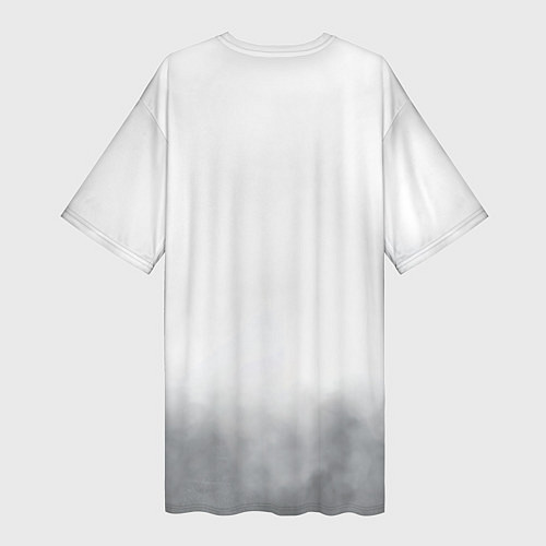 Женская длинная футболка Криштиану Роналду, Манчестер / 3D-принт – фото 2