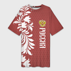 Женская длинная футболка Сборная России